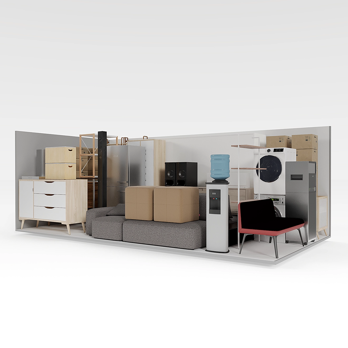 Box de stockage XL de +15 m² — Kostok